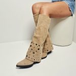 ŽENSKE ČIZME - LX562572 BEŽ