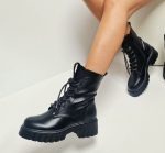 ŽENSKE ČIZME - LH352579 CRNE/KOŽNE