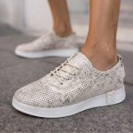 KOŽNE ŽENSKE PATIKE - L87A2609 ZLATNE - Slika 4