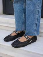 ŽENSKE BALETANKE - L022602 CRNE