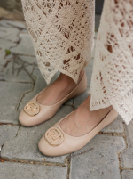 ŽENSKE BALETANKE - L242608 BEŽ