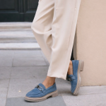 KOŽNE ŽENSKE MOKASINE - L88A2621 PLAVE