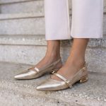 ŽENSKE SANDALE - LS762665 ZLATNE - Slika 2