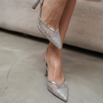 ŽENSKE SANDALE - LS242647 SREBRNA - Slika 2