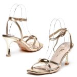 ŽENSKE SANDALE - LS242657 ZLATNE - Slika 2