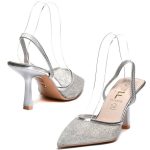 ŽENSKE SANDALE - LS242647 SREBRNA - Slika 6