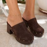 ŽENSKE PAPUČE - GB832 BRAON