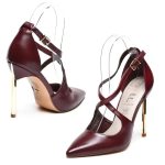 ŽENSKE SALONKE L242682 BORDO - Slika 2